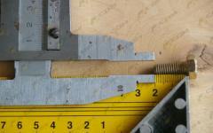 Болт М8х20 крышки балансира HOWO Q15OB0820