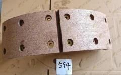 Колодка тормозная с накладками Shanmon 388H