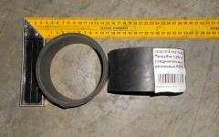 Патрубок турбины соединительный резиновый HOWO WD615\\81560110220