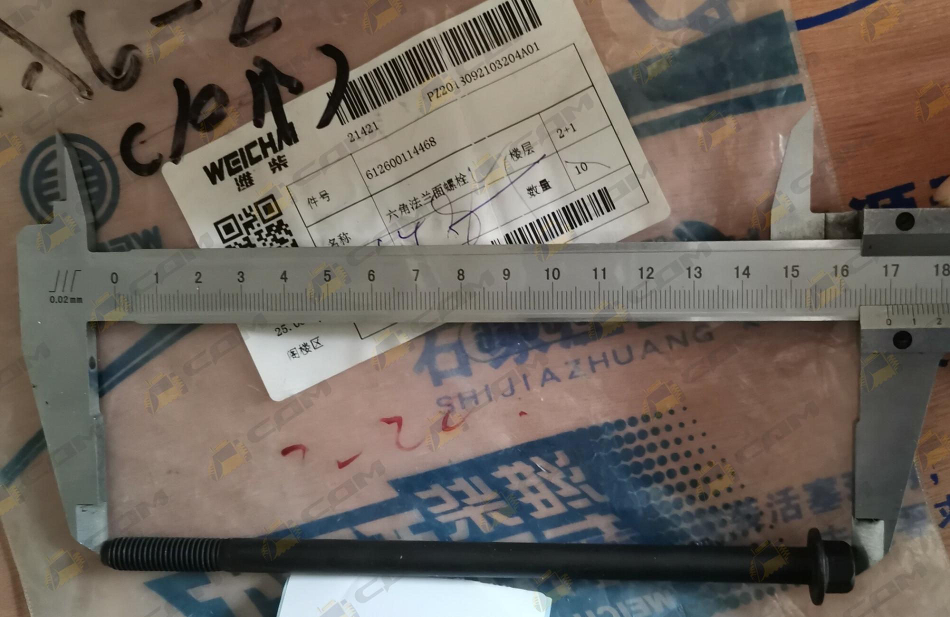 Болт WD10 612600114468/4110000924161