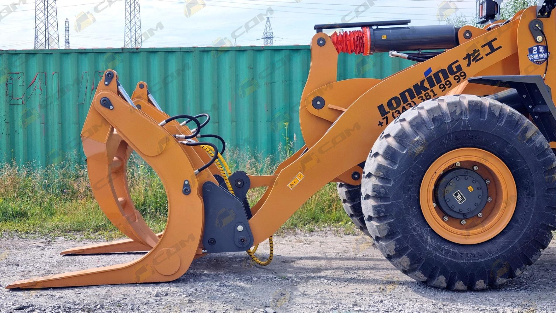 Челюстной захват быстросъемный для фронтального погрузчика LG855B LG855NJ.22.11