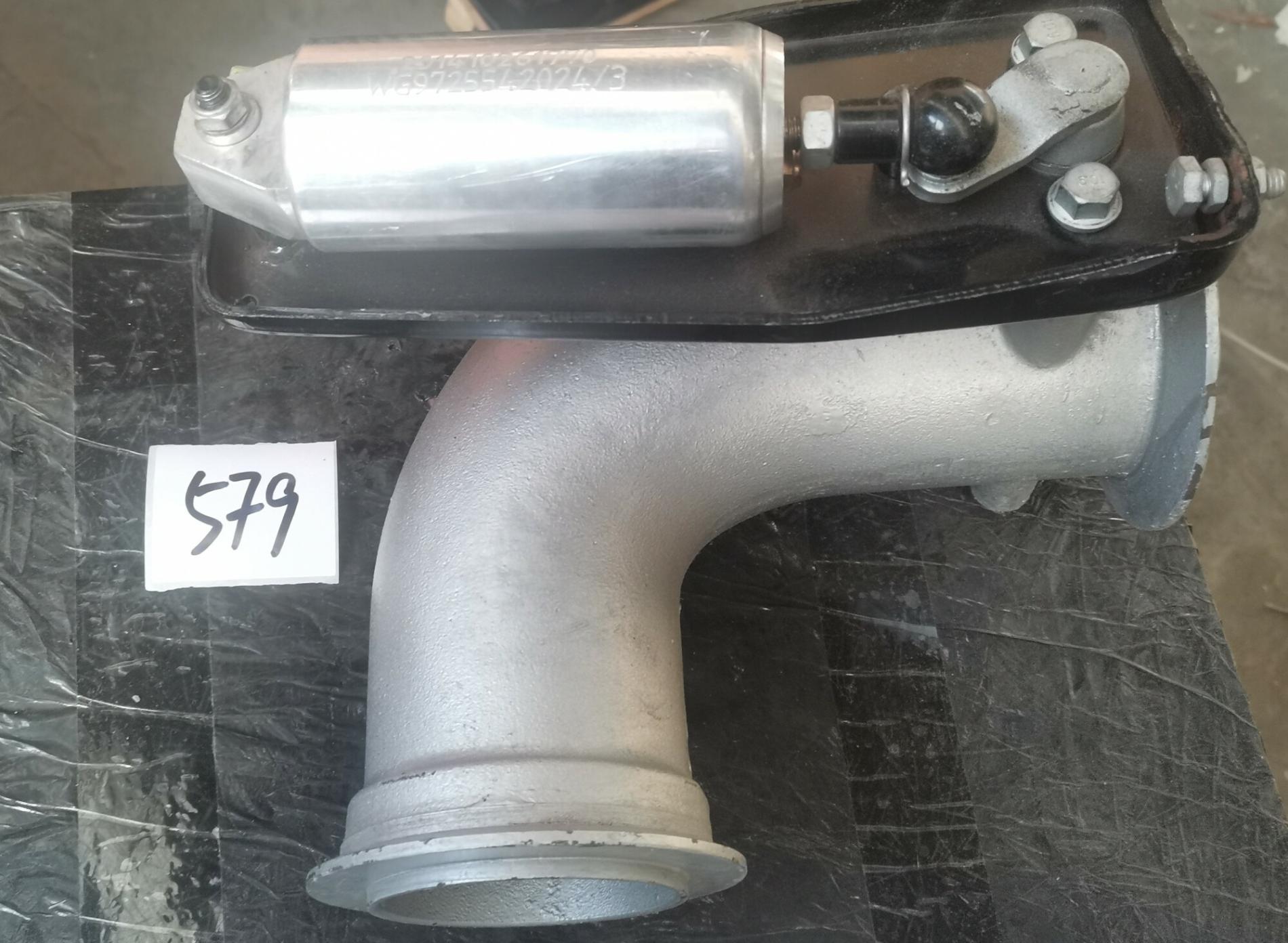 Труба приемная (горный тормоз) в сборе HOWO D10 WG9725542024/3