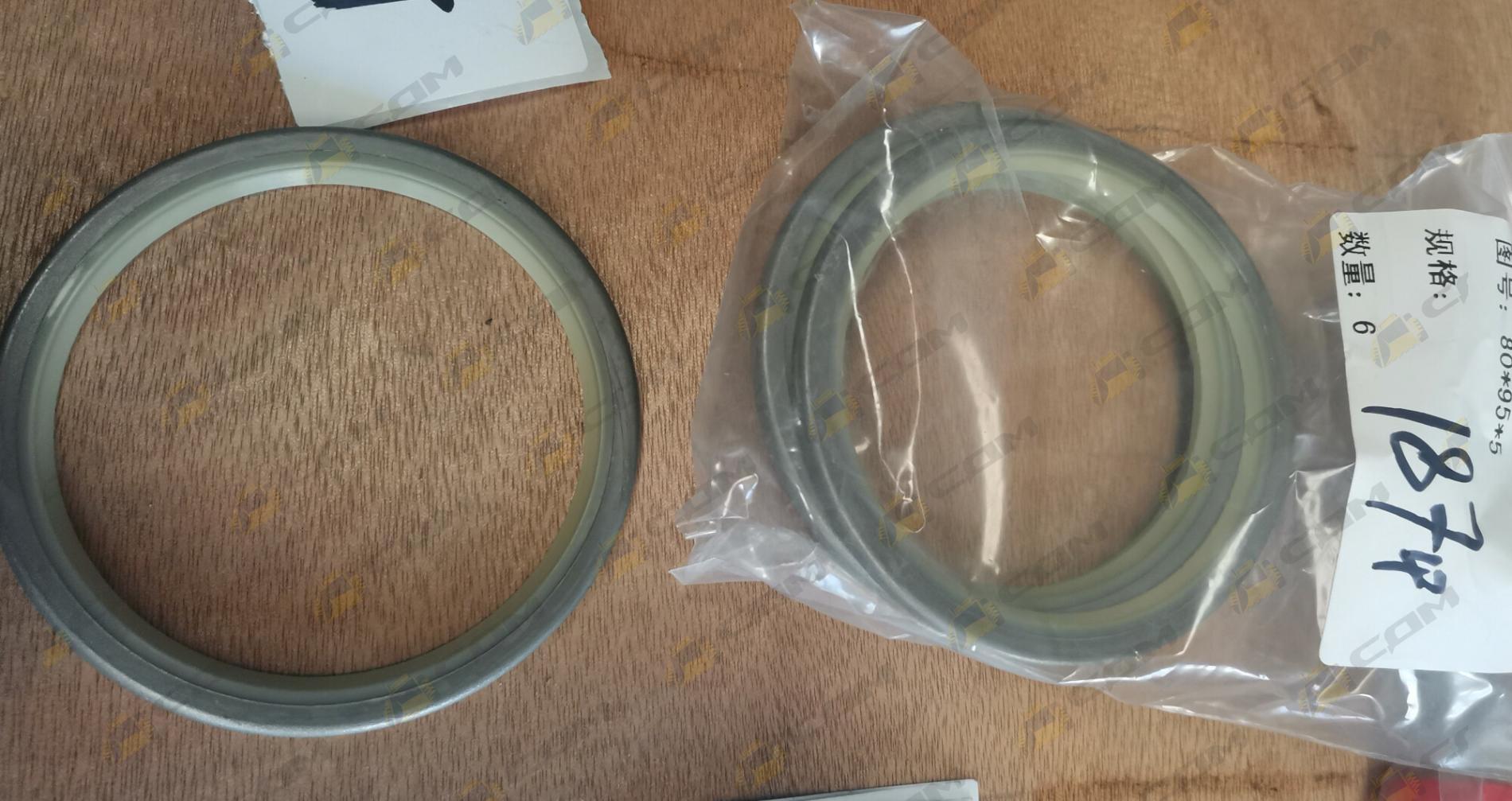 Кольцо уплотнительное уха штока цилиндра управления ковшом 80х95х5 LG855B 56186000501