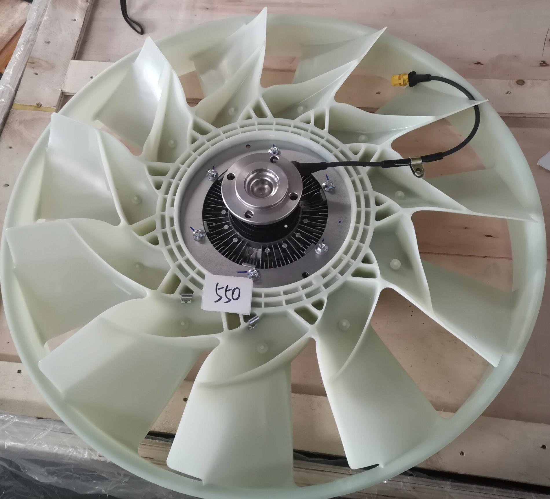 Вентилятор в сборе с электромуфтой MC11/MC13 HOWO T5G/C7H SITRAK 202V06600-7060 202V06600-7050